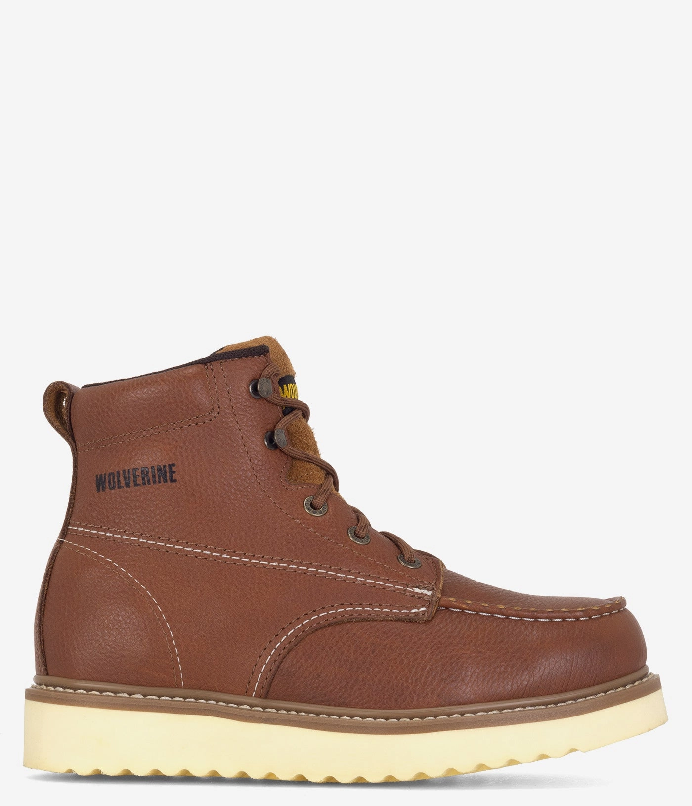 Wolverine Moc-Toe Steel Toe 6" Work Boot - Men Wolverine men's shoe styles