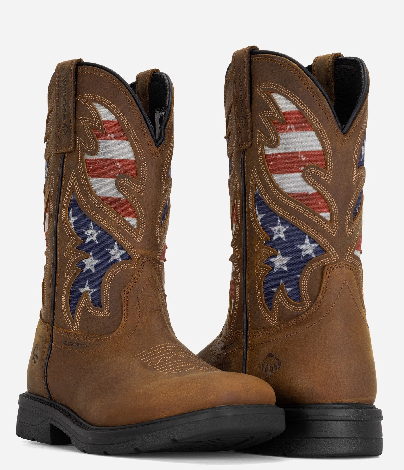 Wolverine Rancher Flag Steel Toe Wellington Work Boot - Men Mens Workwear Boots