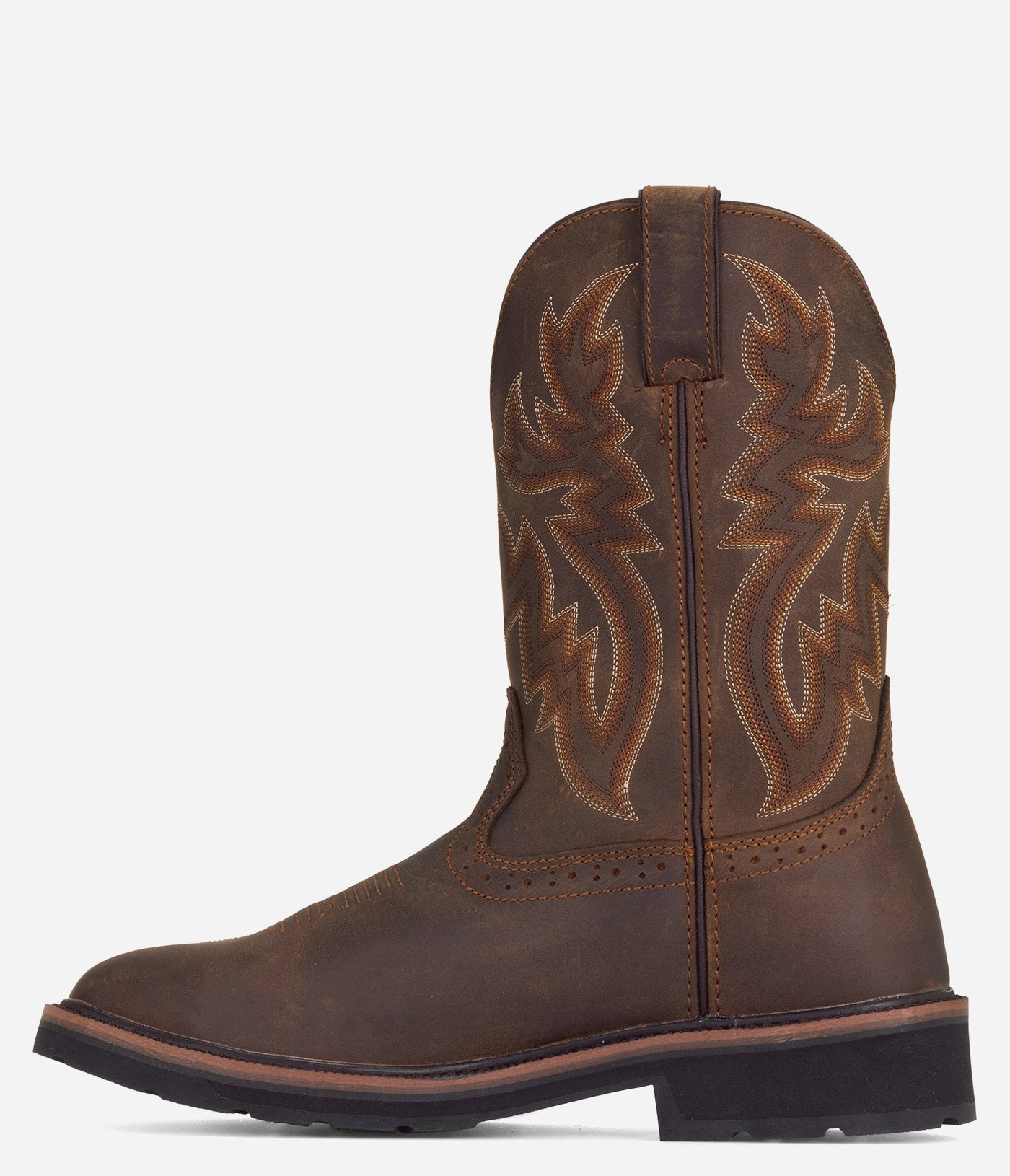 Wolverine Rancher Square Toe Safety Toe Wellington Boot - Men Mens Workwear Boots