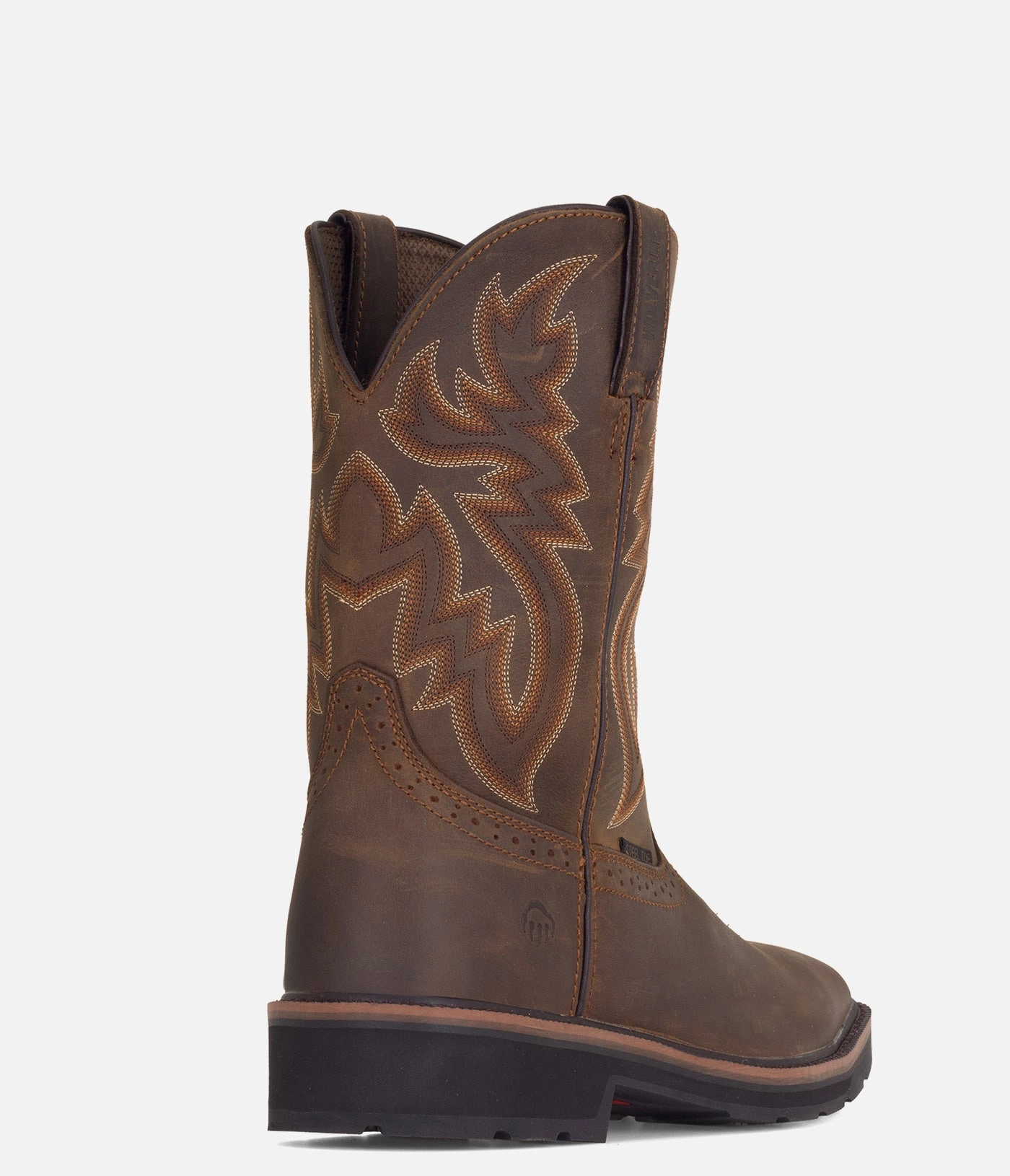 Wolverine Rancher Square Toe Safety Toe Wellington Boot - Men Mens Workwear Boots