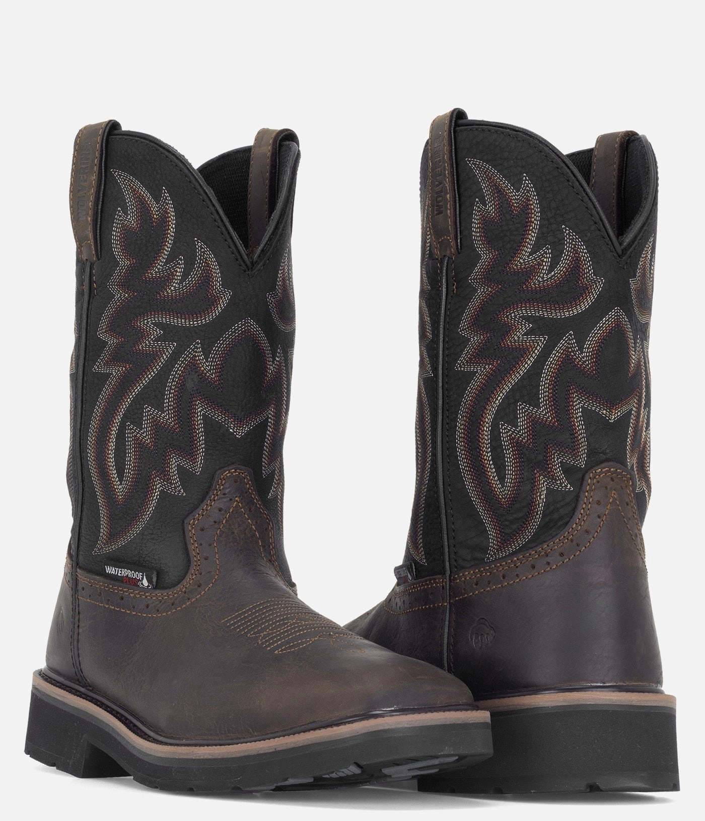 Wolverine Rancher Square Toe Waterproof Wellington Boot - Men Mens Workwear Boots