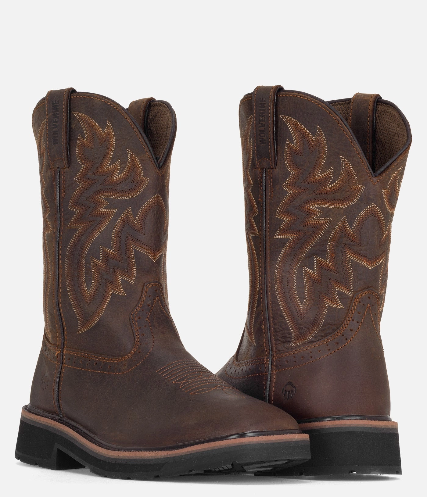 Wolverine Rancher Square Toe Wellington Boot - Men Mens Workwear Boots