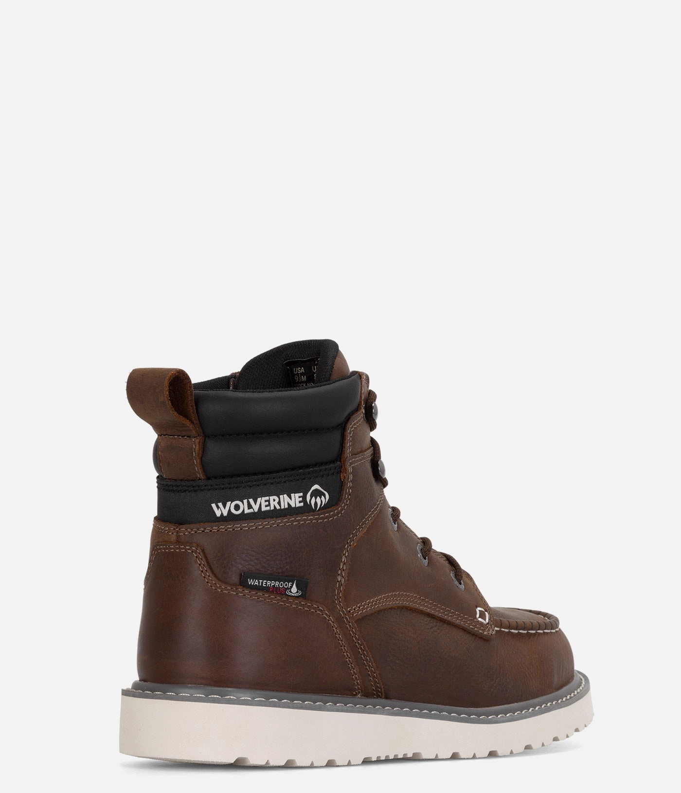 Wolverine Trade Wedge 6" Moc-Toe Steel Toe Waterproof Work Boot - Men Mens Workwear Boots