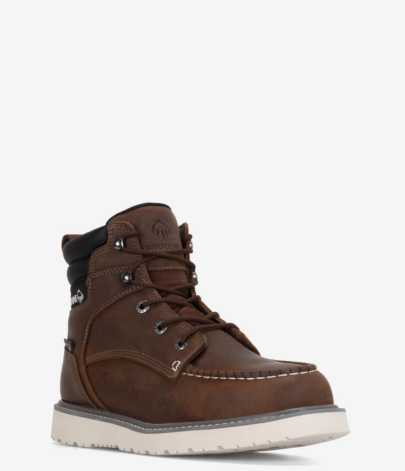 Wolverine Trade Wedge 6" Moc-Toe Steel Toe Waterproof Work Boot - Men Mens Workwear Boots