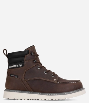 Wolverine Trade Wedge 6" Moc-Toe Waterproof Work Boot - Men Wolverine men's shoe styles