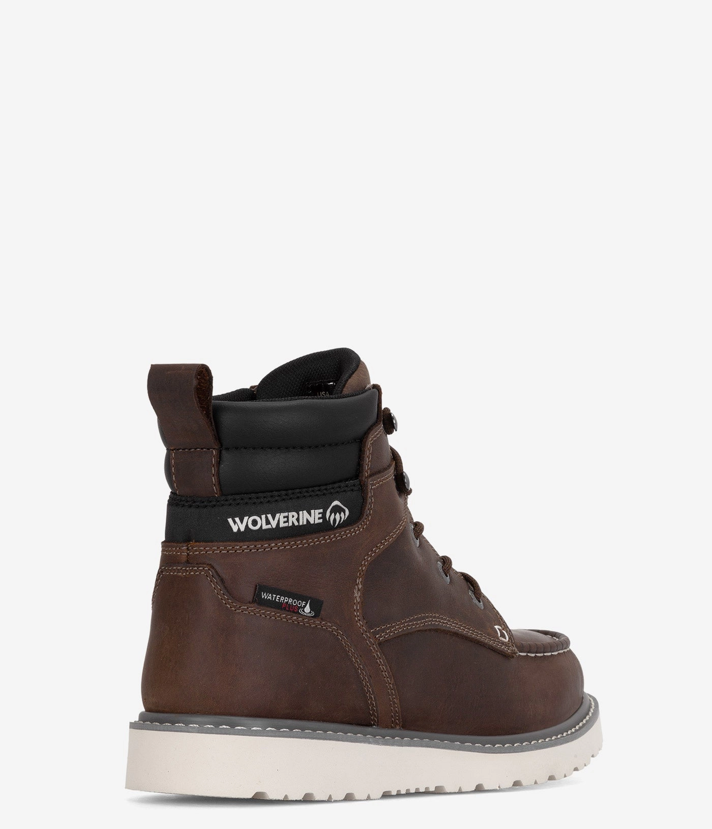 Wolverine Trade Wedge 6" Moc-Toe Waterproof Work Boot - Men Mens Workwear Boots