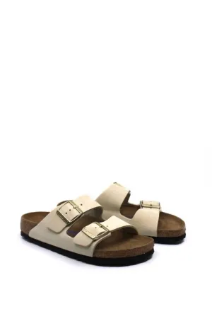 Women Arizona Soft Footbed Sandal - Narrow In Ecru