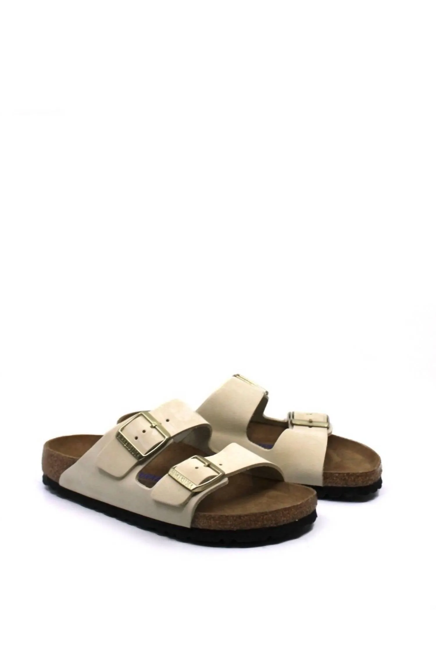 Women Arizona Soft Footbed Sandal - Narrow In Ecru