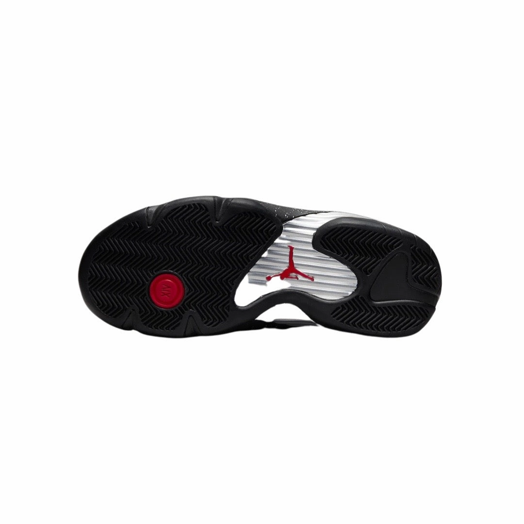 Women's Air Jordan 14 Retro Red Lipstick Black Red Basketball Shoes