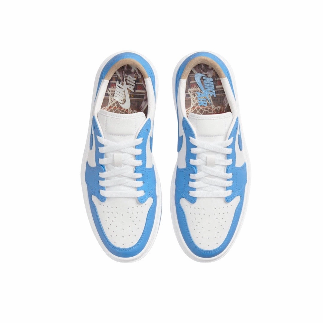 Women's Air Jordan 1 Elevate Low SE Special Edition University Blue White Basketball Shoes