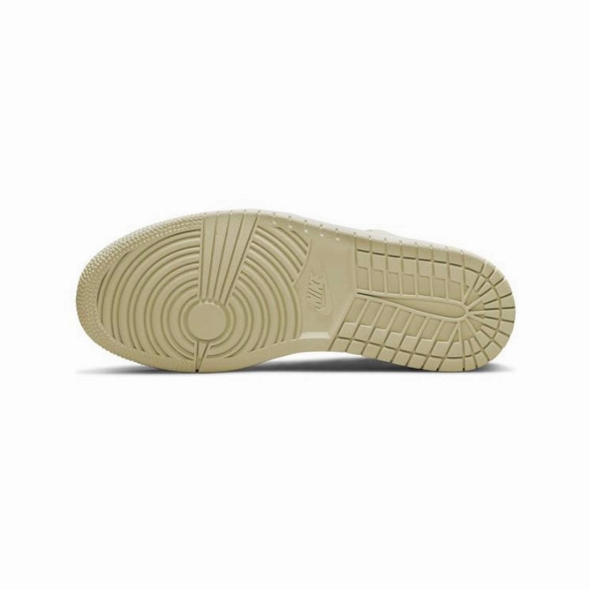 Women's Air Jordan 1 Low Coconut Milk White Black Basketball Shoes