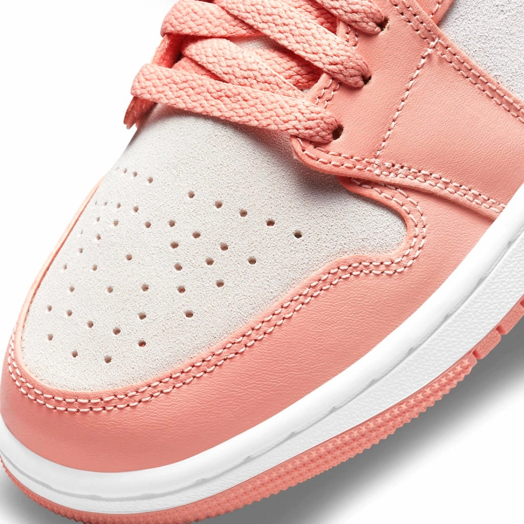 Women's Air Jordan 1 Low Light Madder Root Dark Teal Green Basketball Shoes