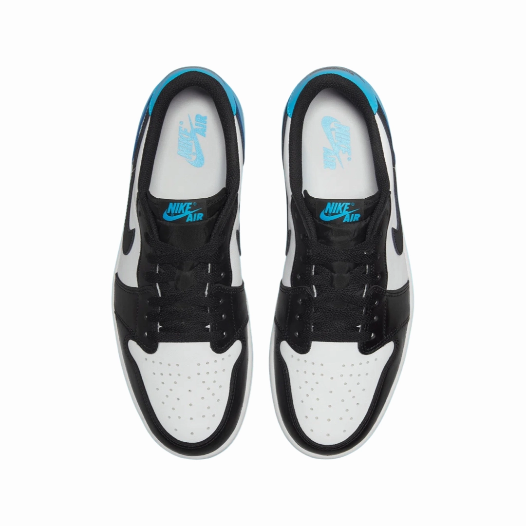 Women's Air Jordan 1 Low OG UNC White Black Powder Blue Basketball Shoes