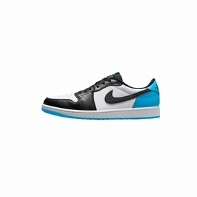 Women's Air Jordan 1 Low OG UNC White Black Powder Blue Air Jordan basketball shoes with classic look