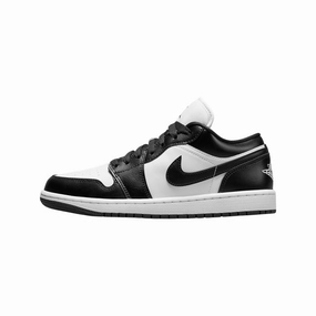 Women's Air Jordan 1 Low Panda 2023 White Black Air Jordan basketball shoes with classic look