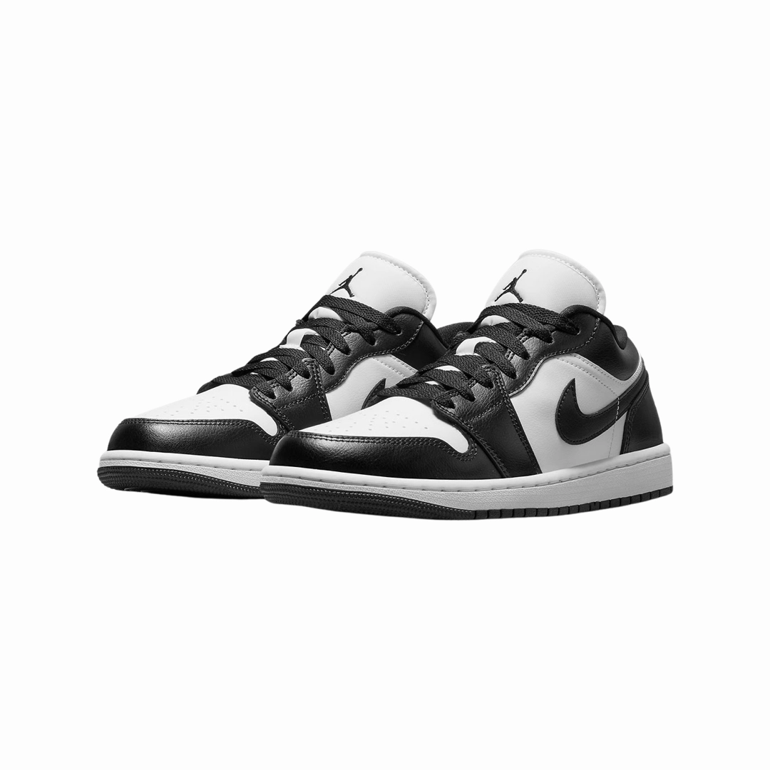 Women's Air Jordan 1 Low Panda 2023 White Black Basketball Shoes