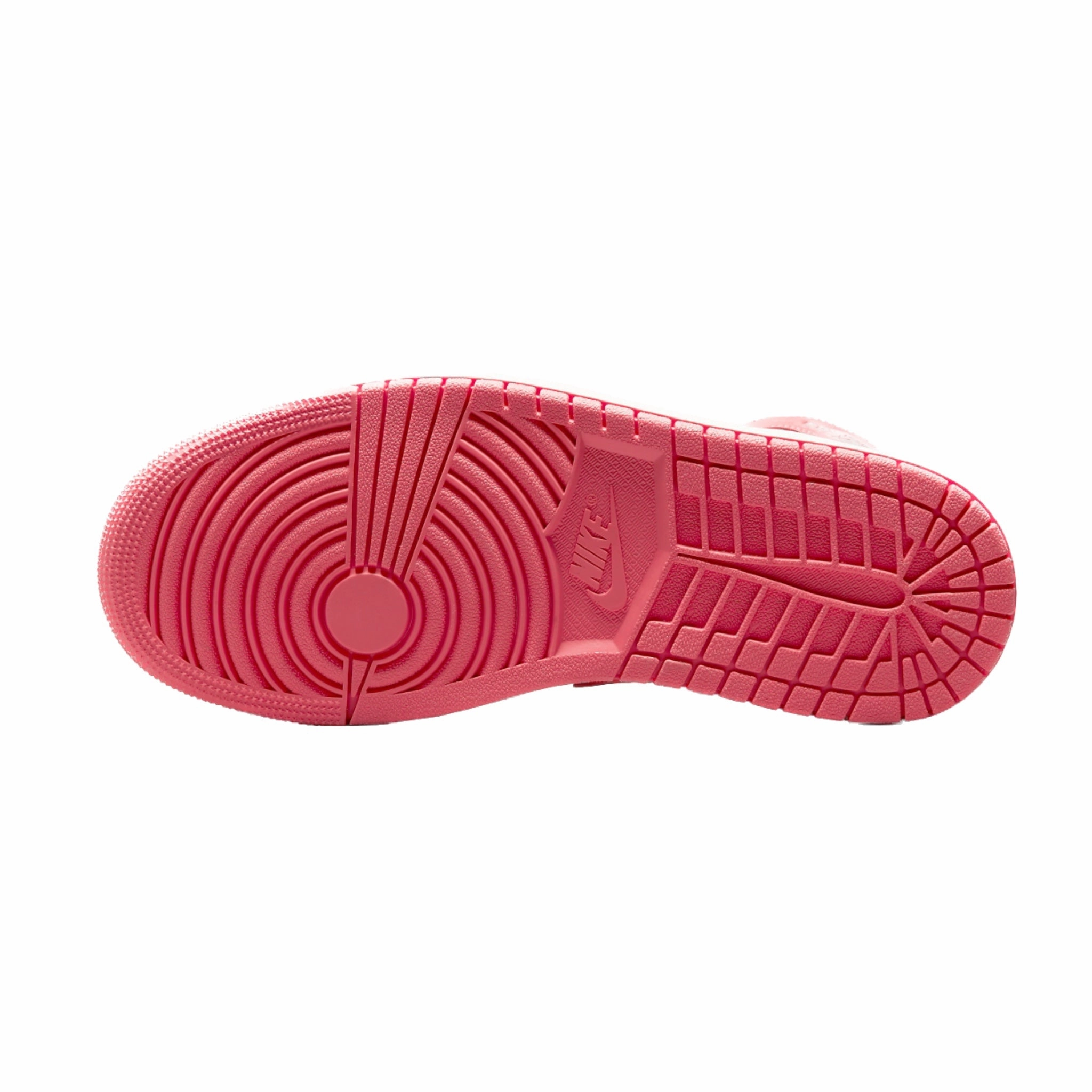 Women's Air Jordan 1 Mid Strawberries and Cream White Sea Coral Atmosphere Sail Basketball Shoes