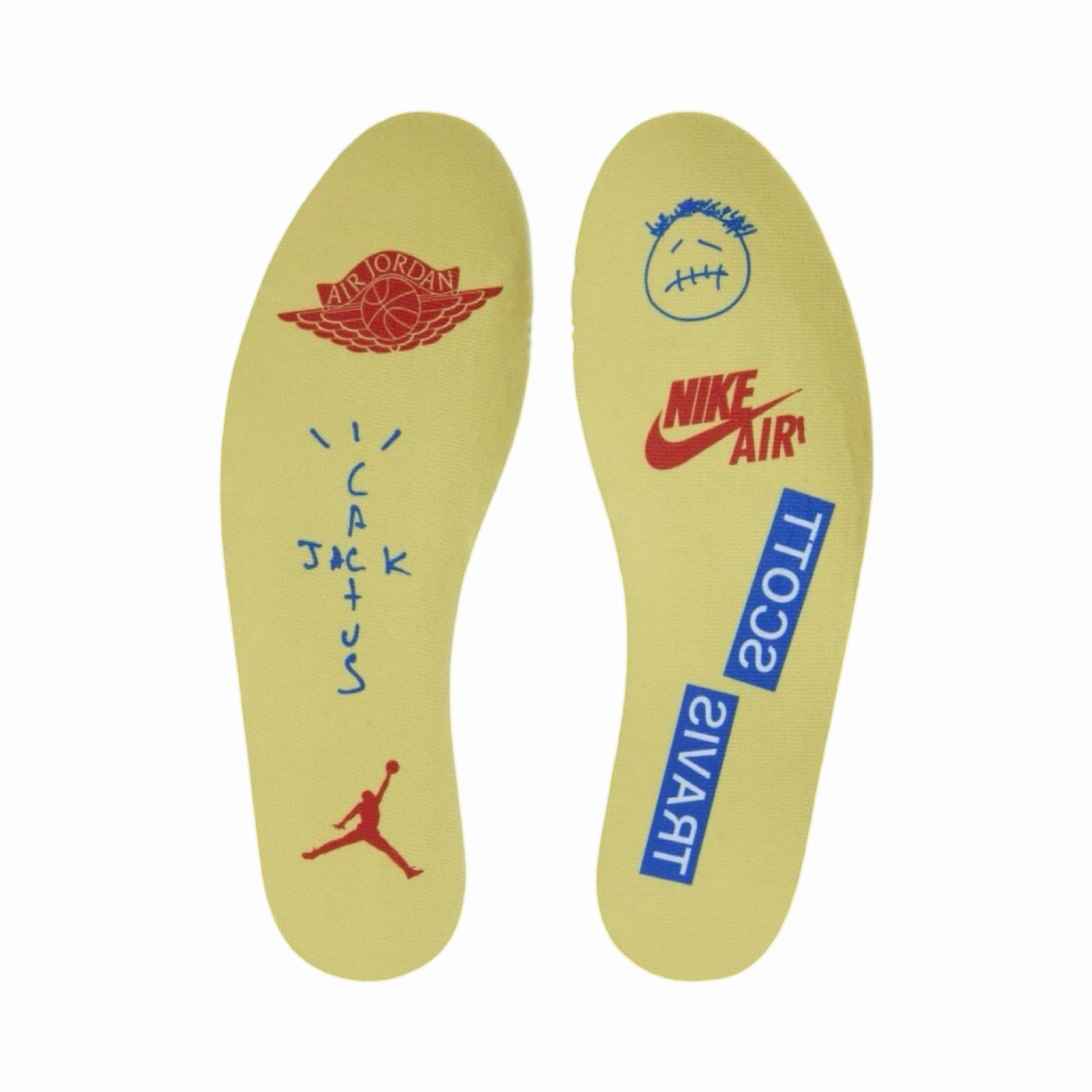 Women's Air Jordan 1 Retro Low OG SP Travis Scott Canary Racer Blue Light Silver Basketball Shoes