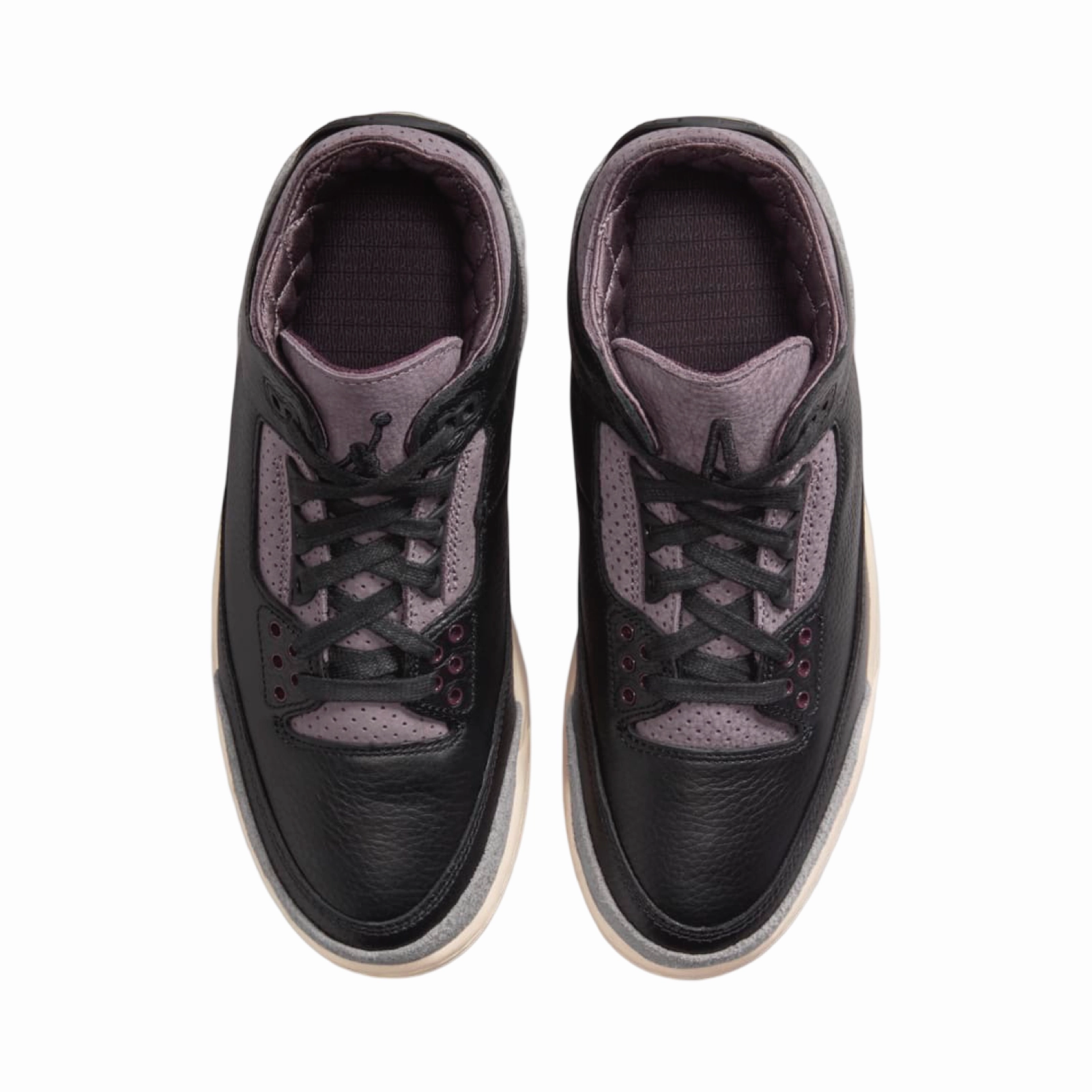 Women's Air Jordan 3 A Ma Maniere Black Flat Pewter Basketball Shoes