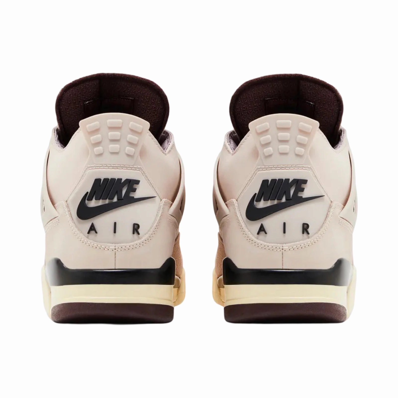 Women's Air Jordan 4 A Ma Maniere Fossil Stone Metallic Pewter Burgundy Crush Basketball Shoes