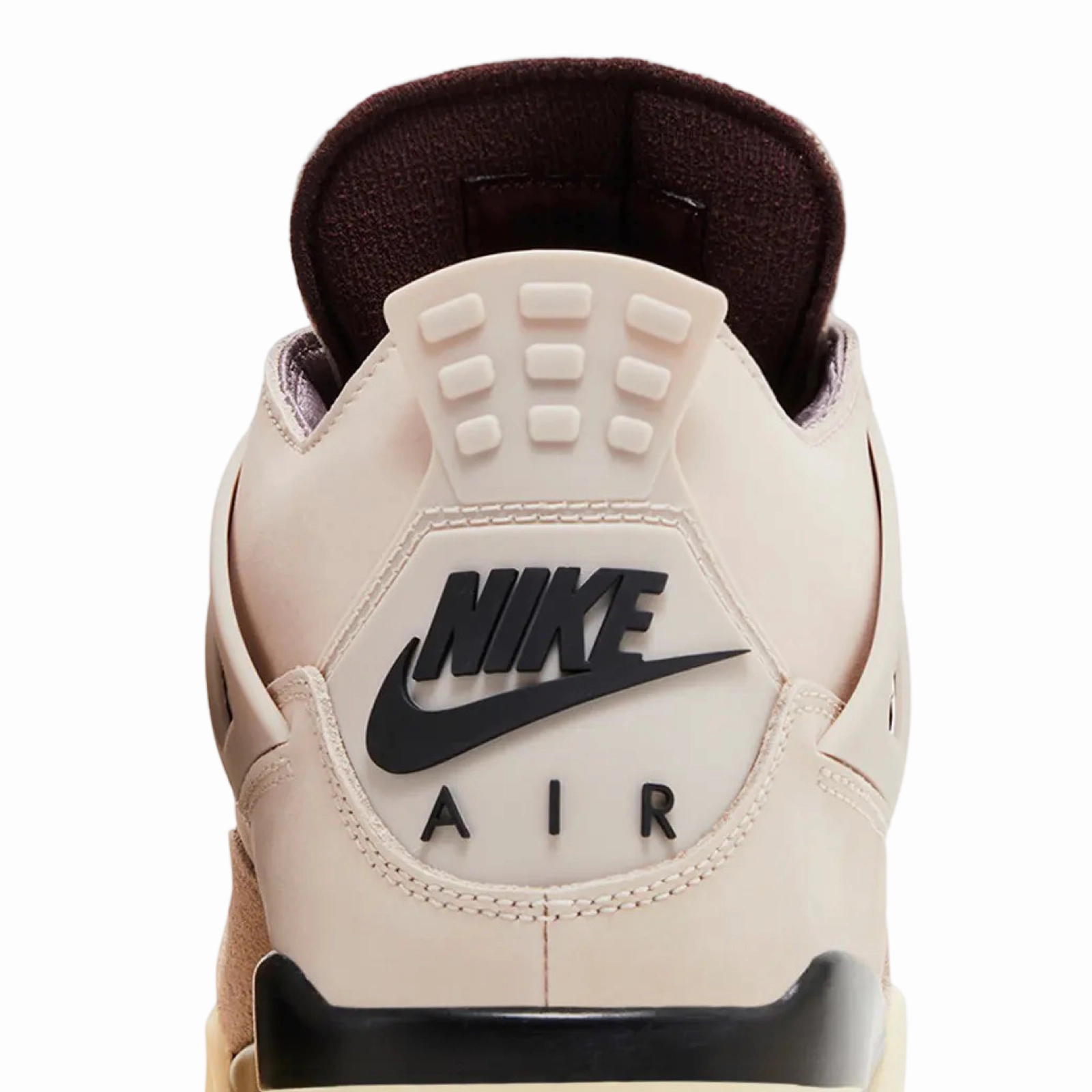 Women's Air Jordan 4 A Ma Maniere Fossil Stone Metallic Pewter Burgundy Crush Basketball Shoes