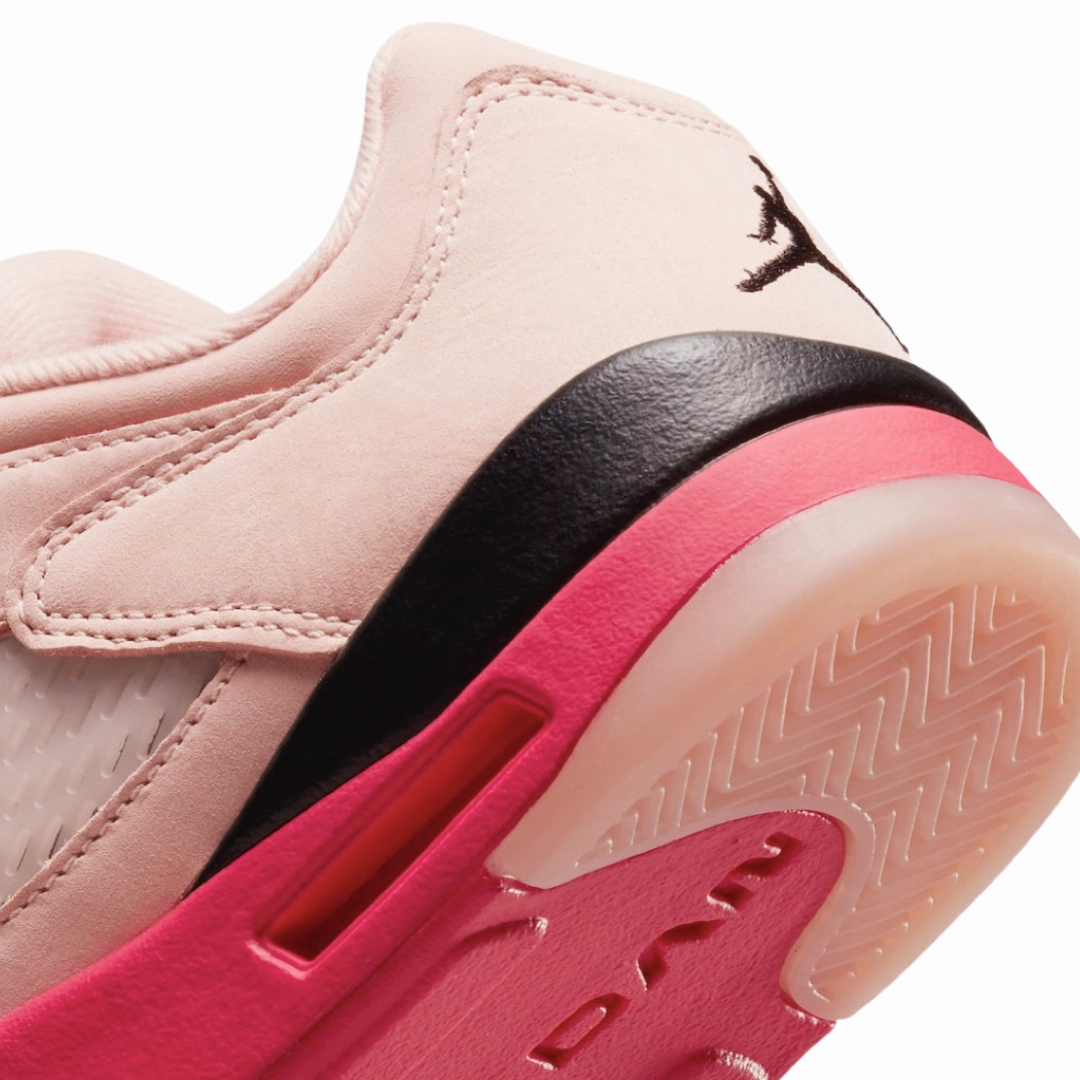 Women's Air Jordan 5 Low Girls That Hoop Arctic Orange Siren Red Black Basketball Shoes