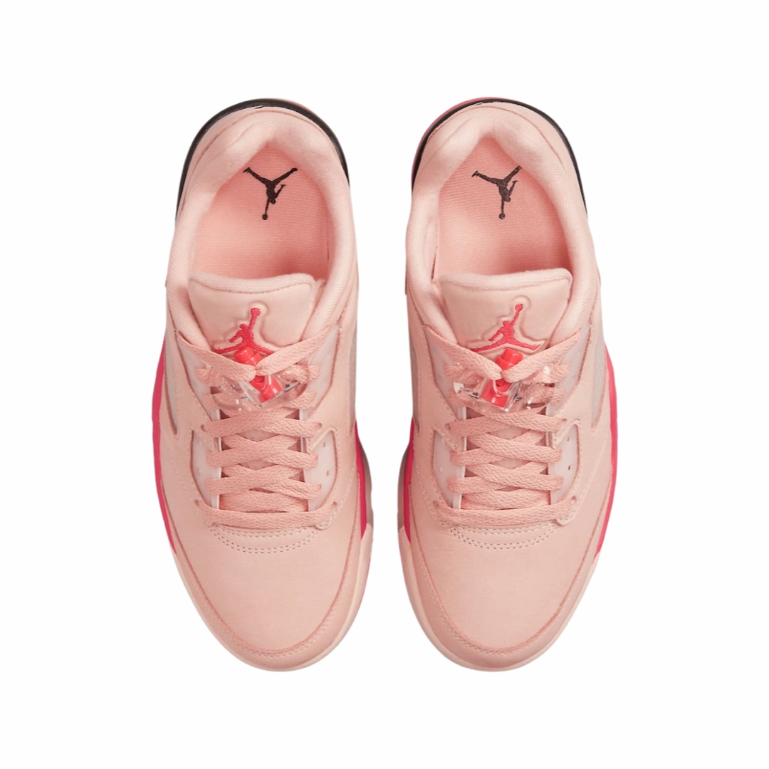 Women's Air Jordan 5 Low Girls That Hoop Arctic Orange Siren Red Black Basketball Shoes