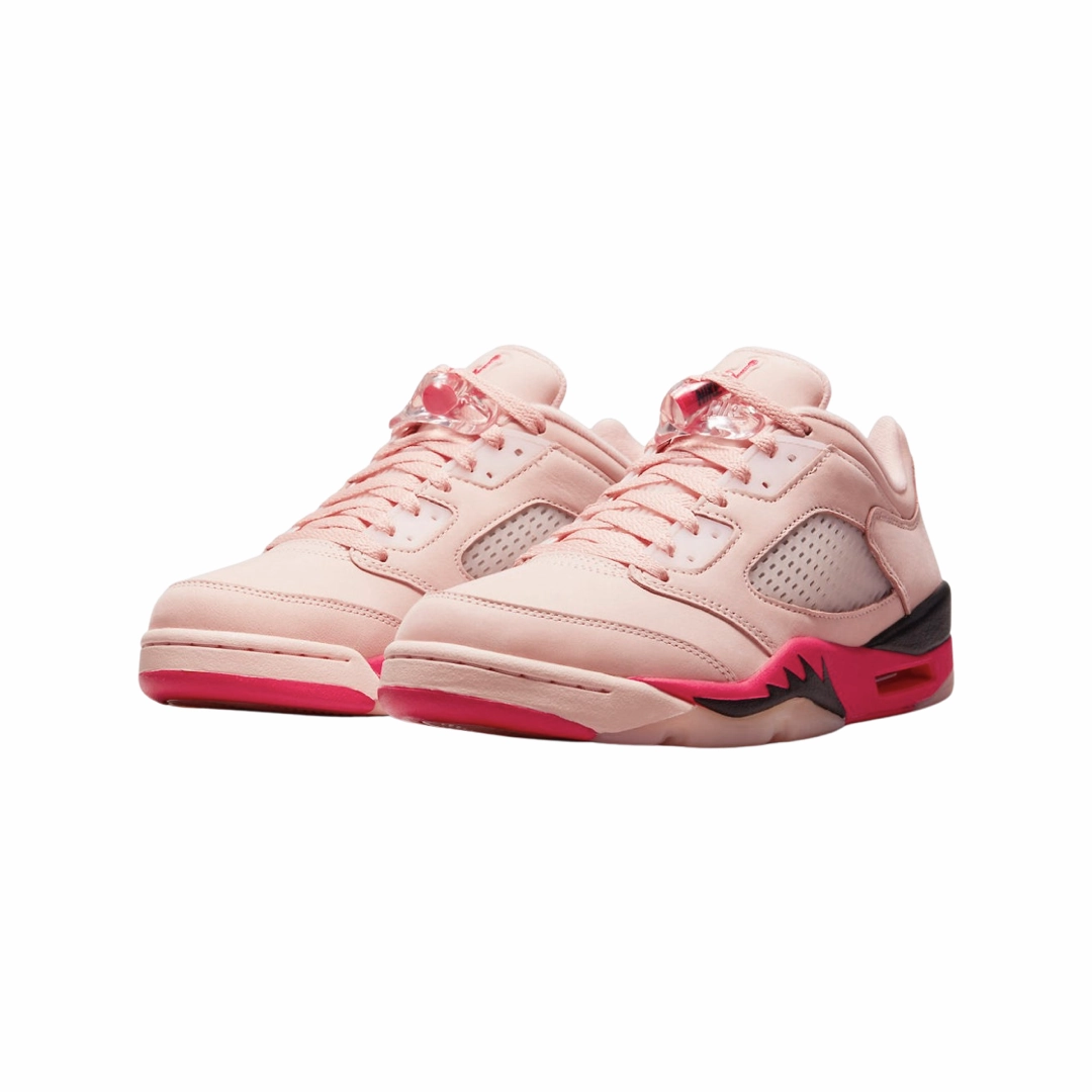 Women's Air Jordan 5 Low Girls That Hoop Arctic Orange Siren Red Black Basketball Shoes