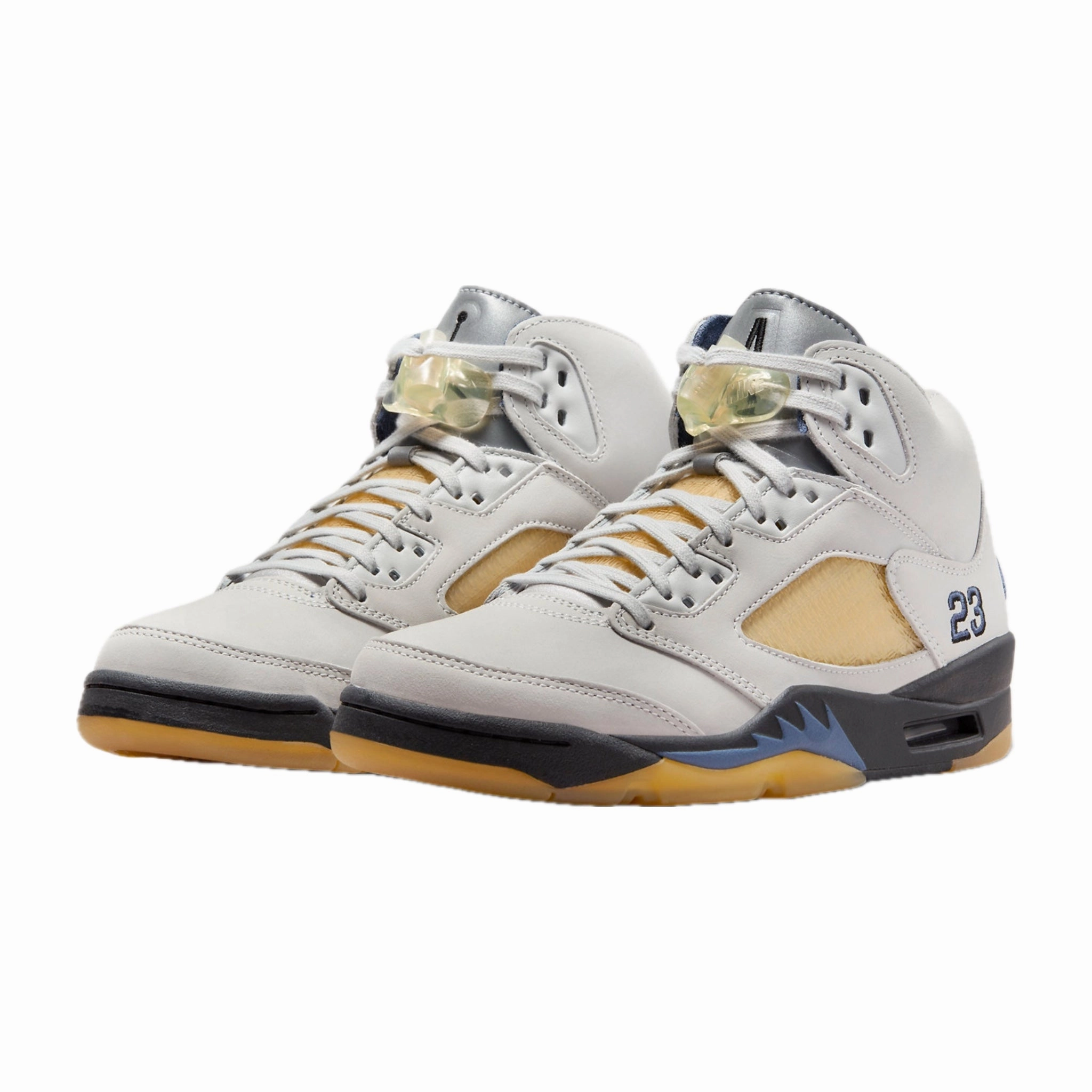 Women's Air Jordan 5 Retro A Ma Maniere Dawn Photon Dust Black Diffused Blue Pale Ivory Basketball Shoes