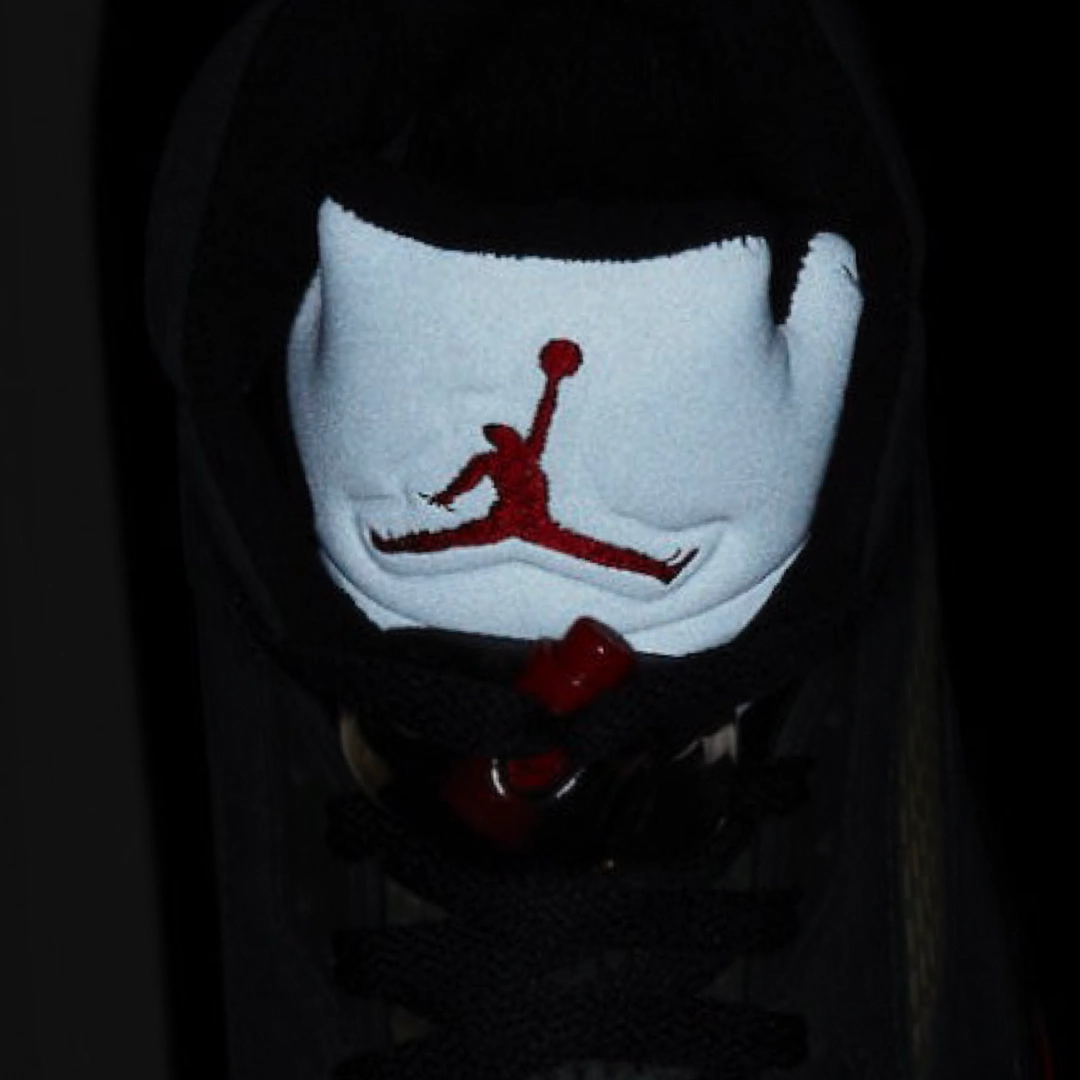 Women's Air Jordan 5 Retro Goretex Off Noir Fire Red Black Basketball Shoes