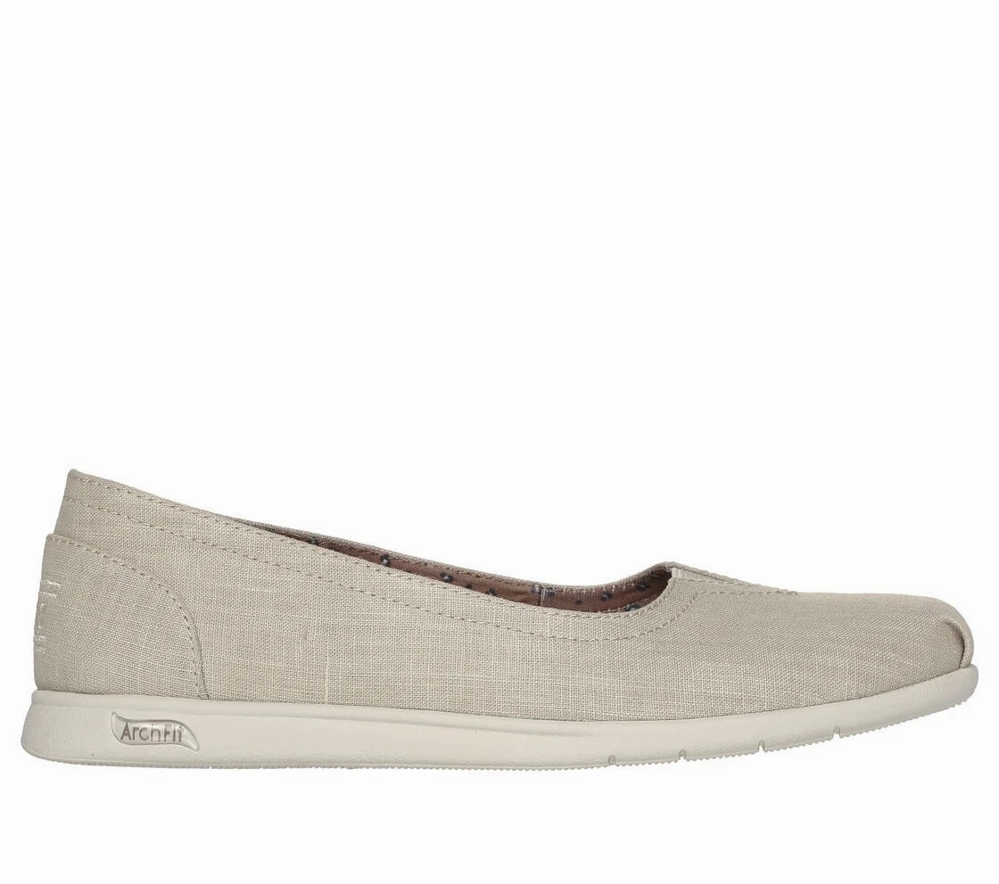 Women's BOBS Arch Fit Plush - By The Way Skechers memory foam shoes for comfort