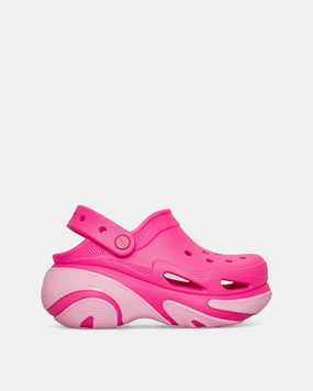 Women's Bubble Crush Clogs Pink Crush Crocs footwear designs