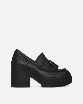 Women's Chuck 70 De Luxe Platform Heel Loafers Black Converse shoe varieties