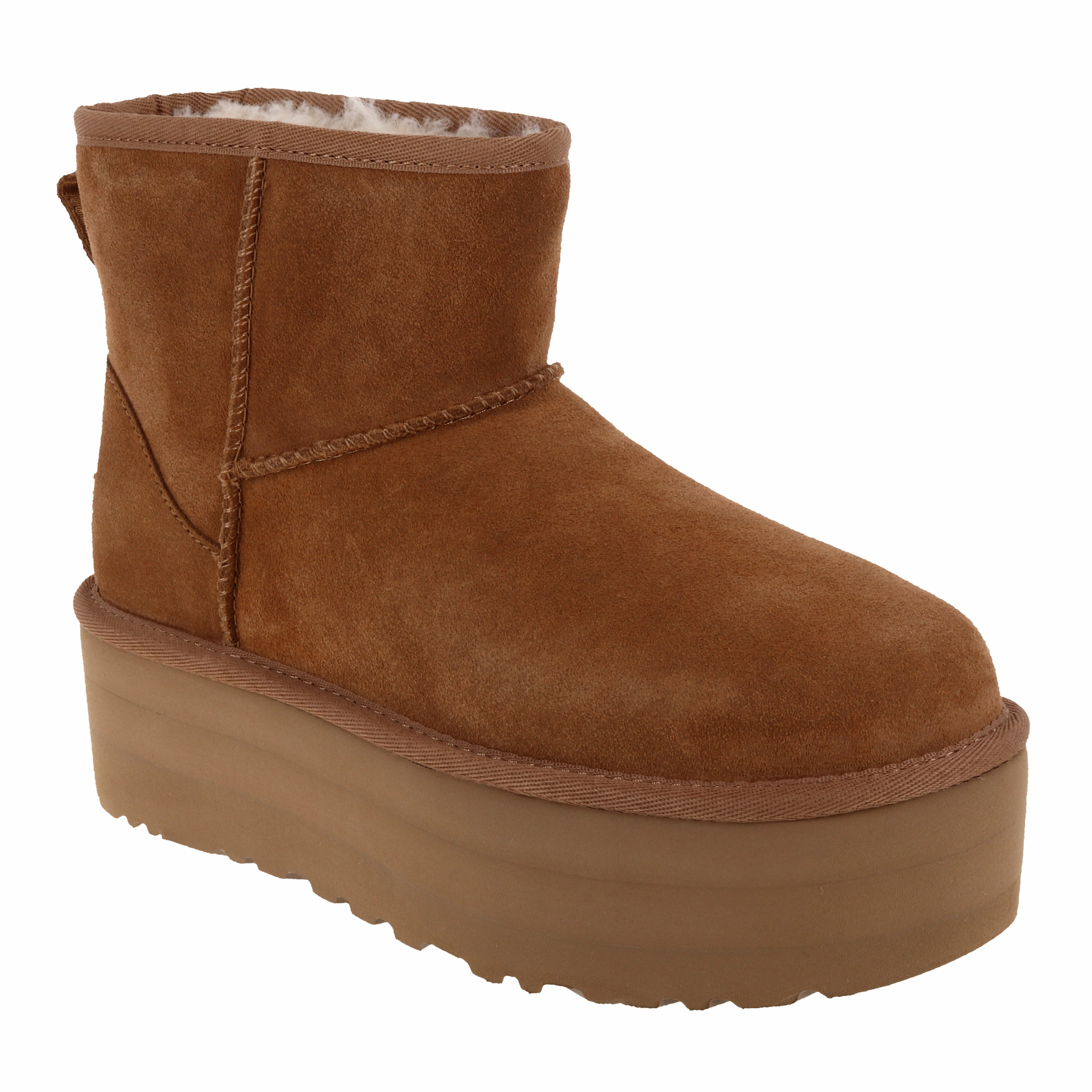 Women's Classic Mini Platform Cozy Shearling Shoes