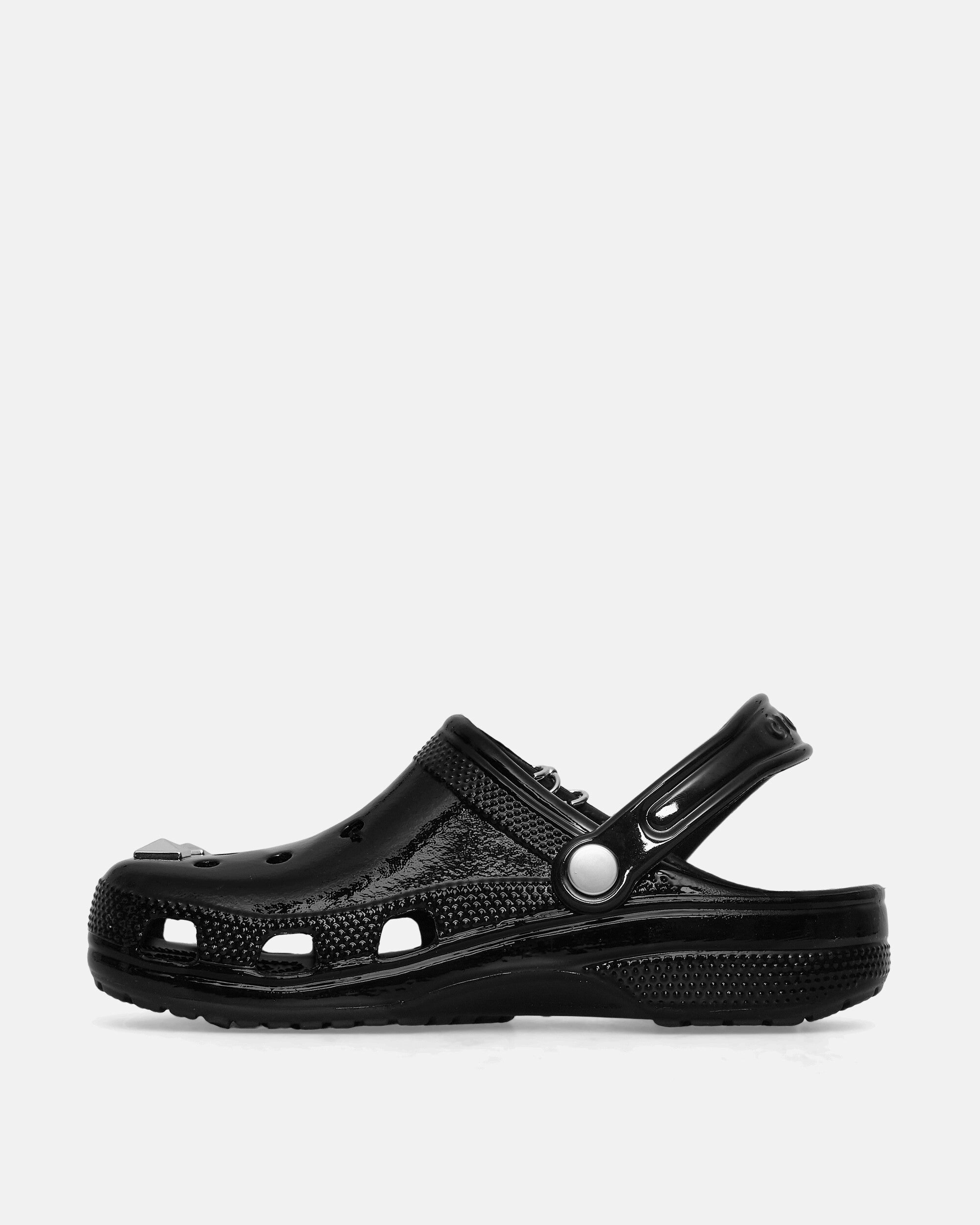 Women's Classic Studded Clogs Black Foam Comfort Clogs