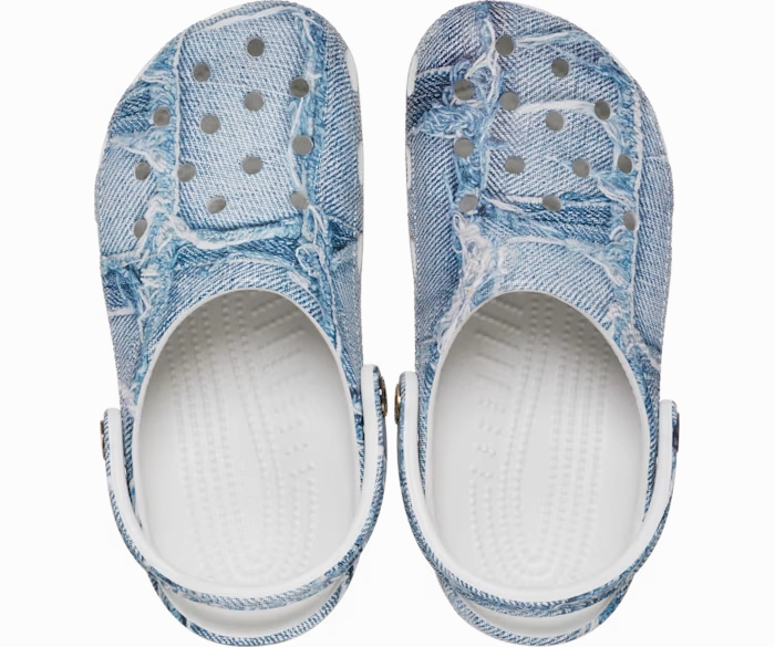 Women's Denim Classic Clog Slip-On Shoes