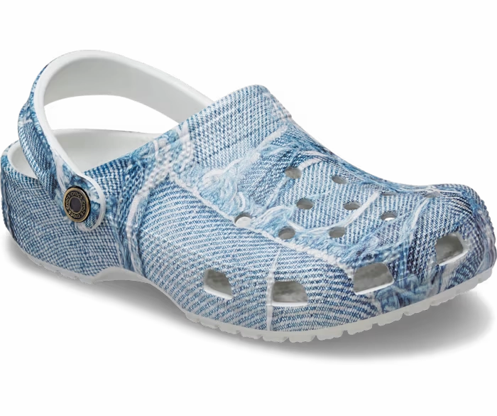 Women's Denim Classic Clog Slip-On Shoes