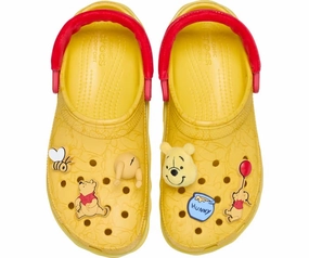Women's Disney Winnie-The-Pooh Classic Clog Crocs slip-on shoes for casual use