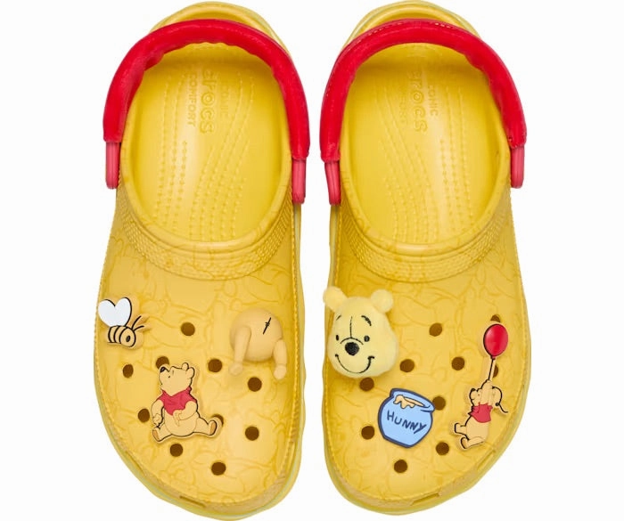 Women's Disney Winnie-The-Pooh Classic Clog Crocs slip-on shoes for casual use