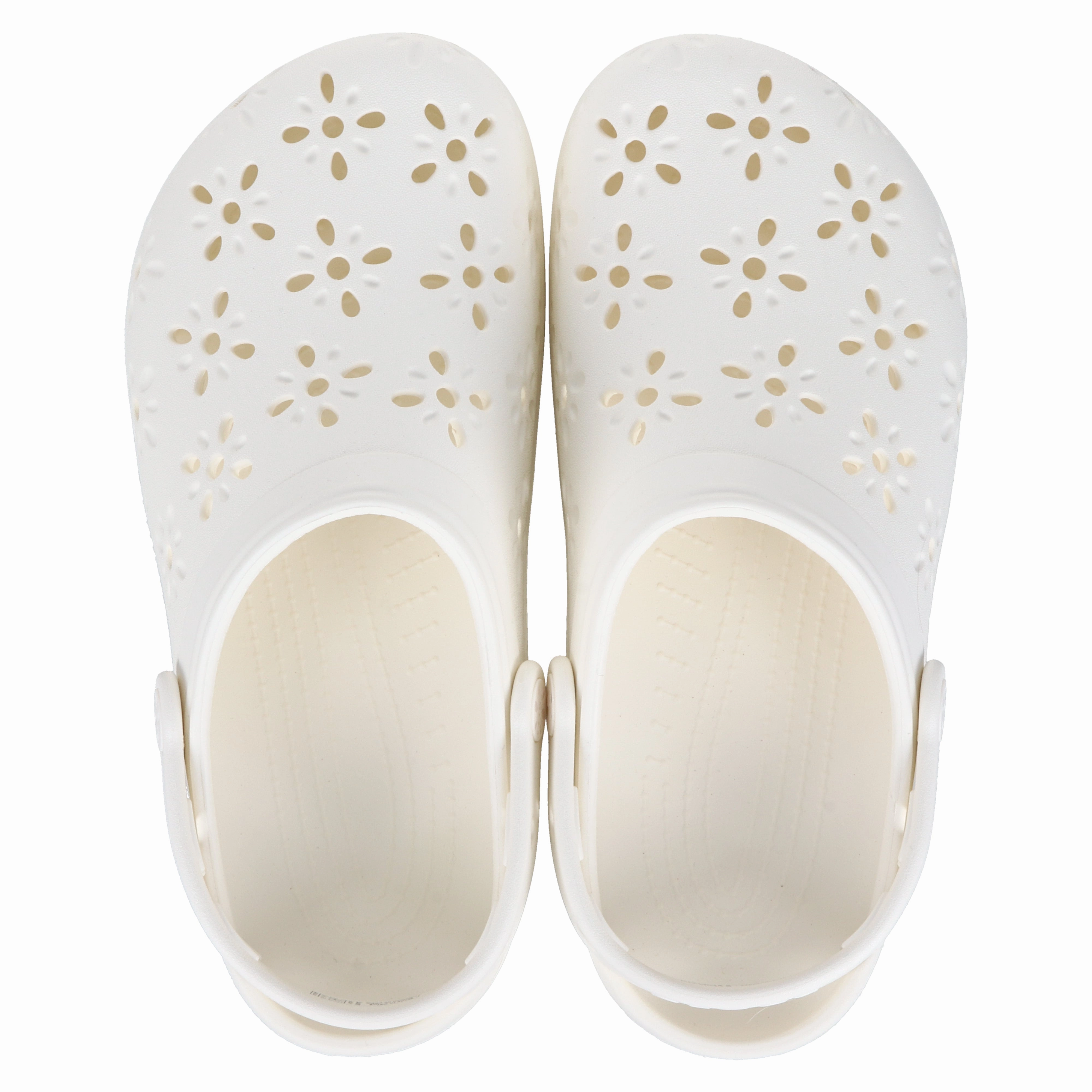 Women's Floral Cut-Out Clog Slip-On Shoes