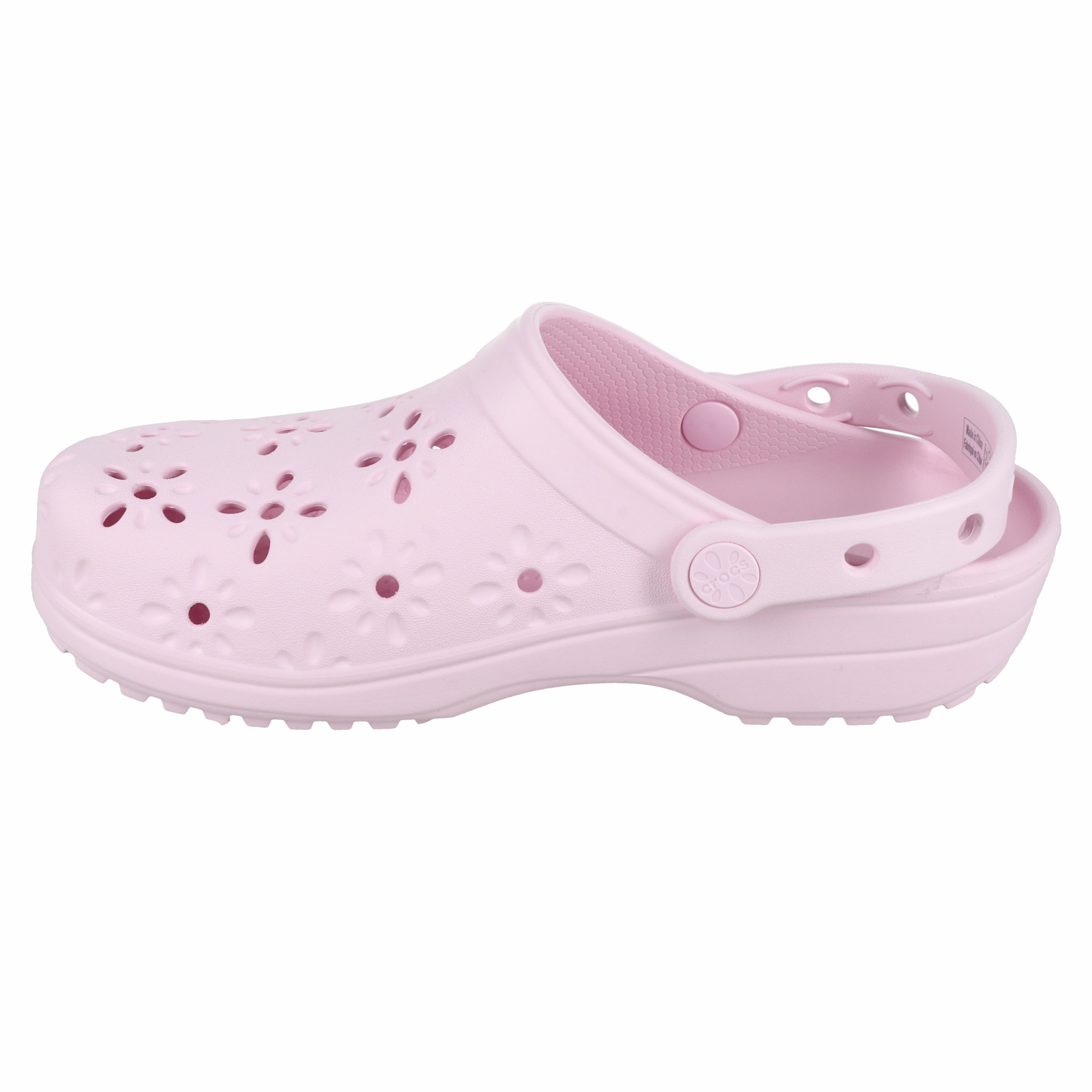 Women's Floral Cut-Out Clog Slip-On Shoes