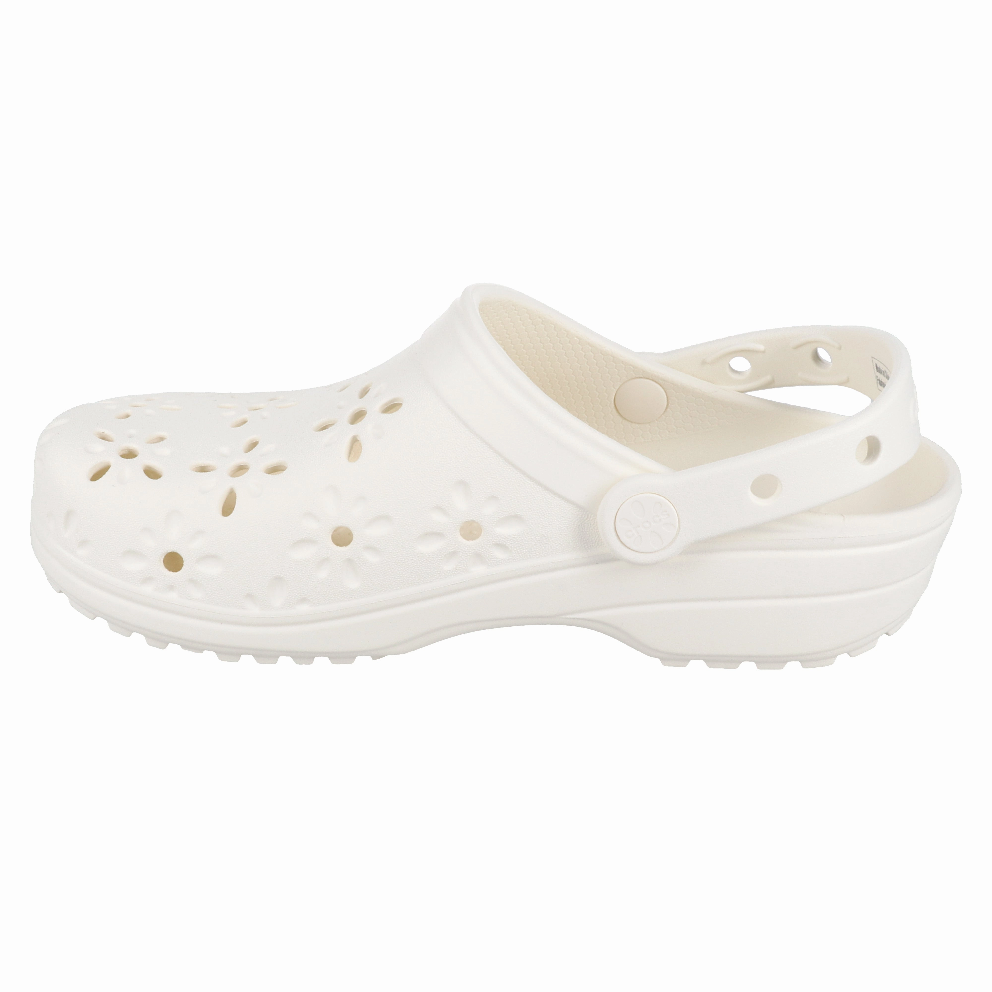Women's Floral Cut-Out Clog Slip-On Shoes