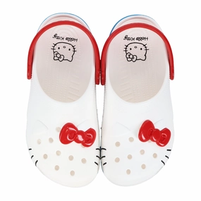 Women's Hello Kitty Classic Clog Crocs slip-on shoes for casual use