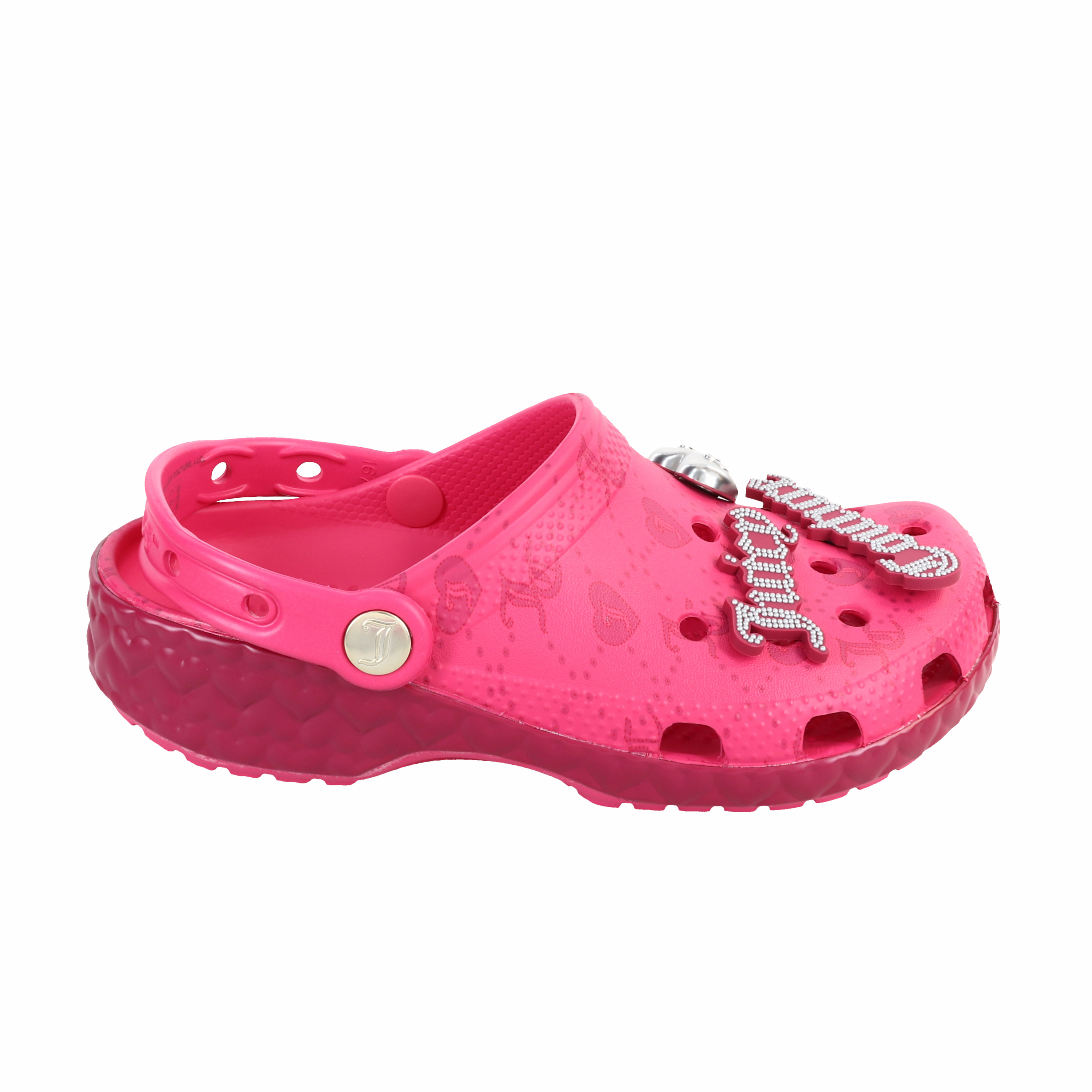 Women's Juicy Couture Classic Clog Crocs slip-on shoes for casual use