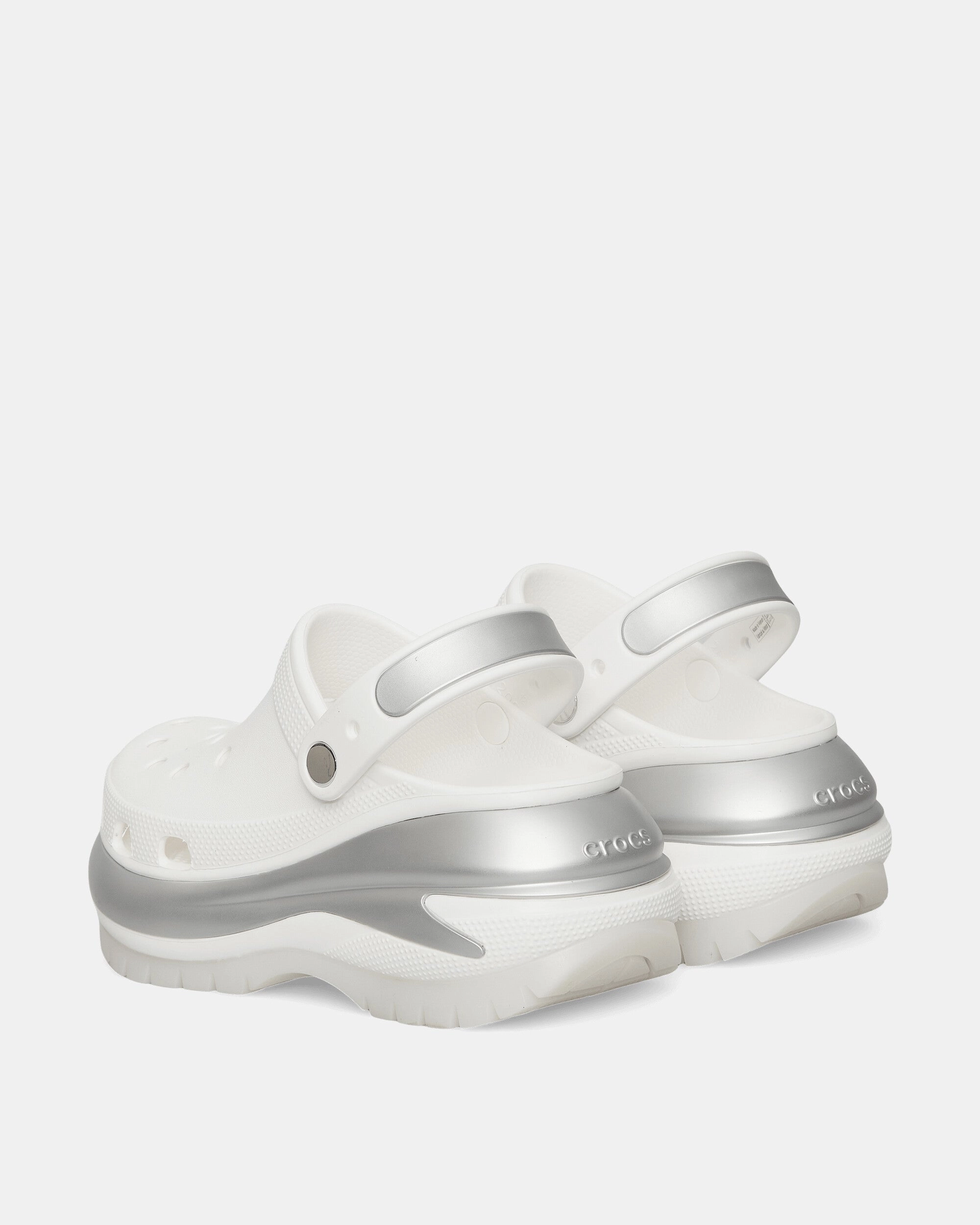 Women's Mega Crush Clogs White / Silver Foam Comfort Clogs