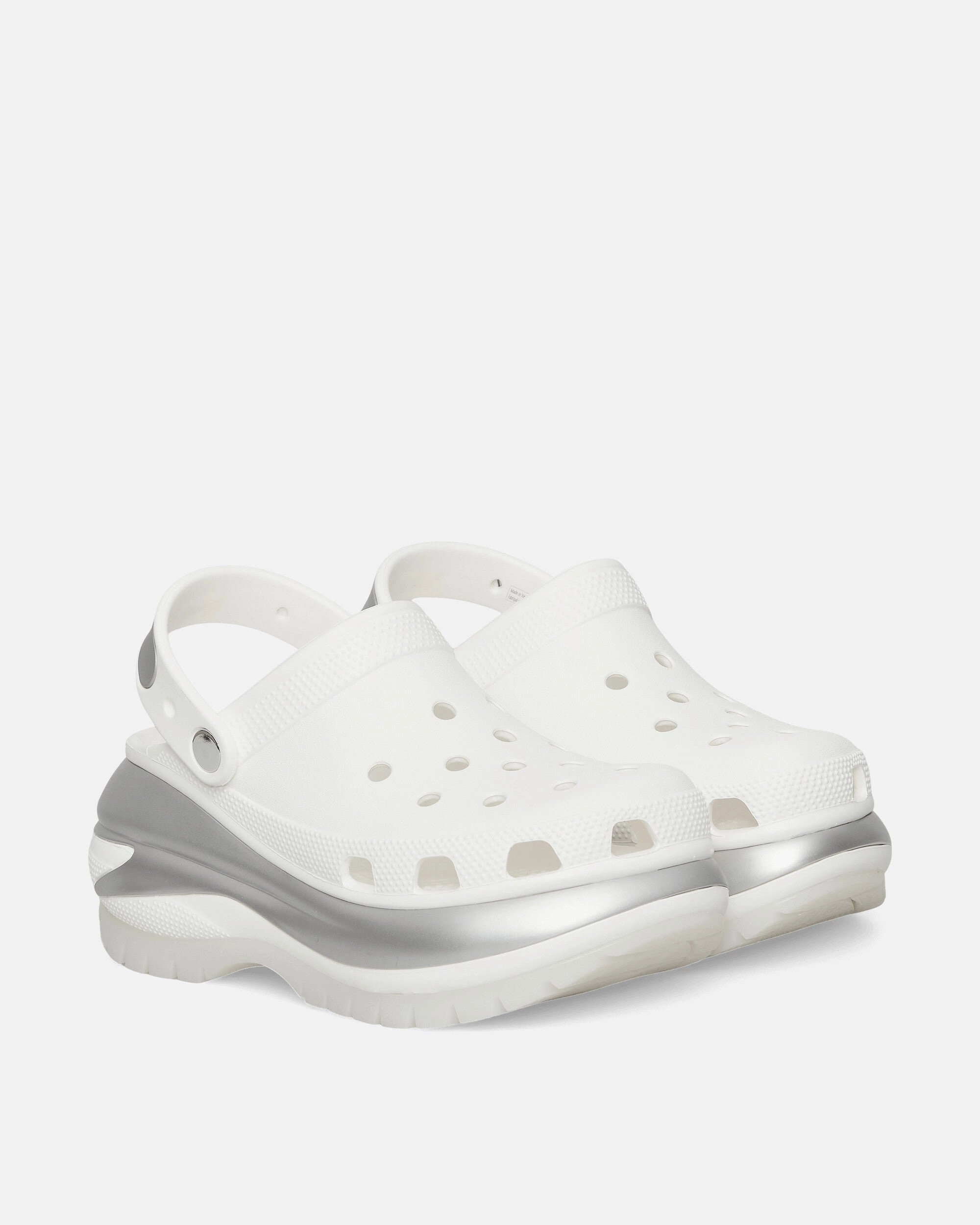 Women's Mega Crush Clogs White / Silver Foam Comfort Clogs
