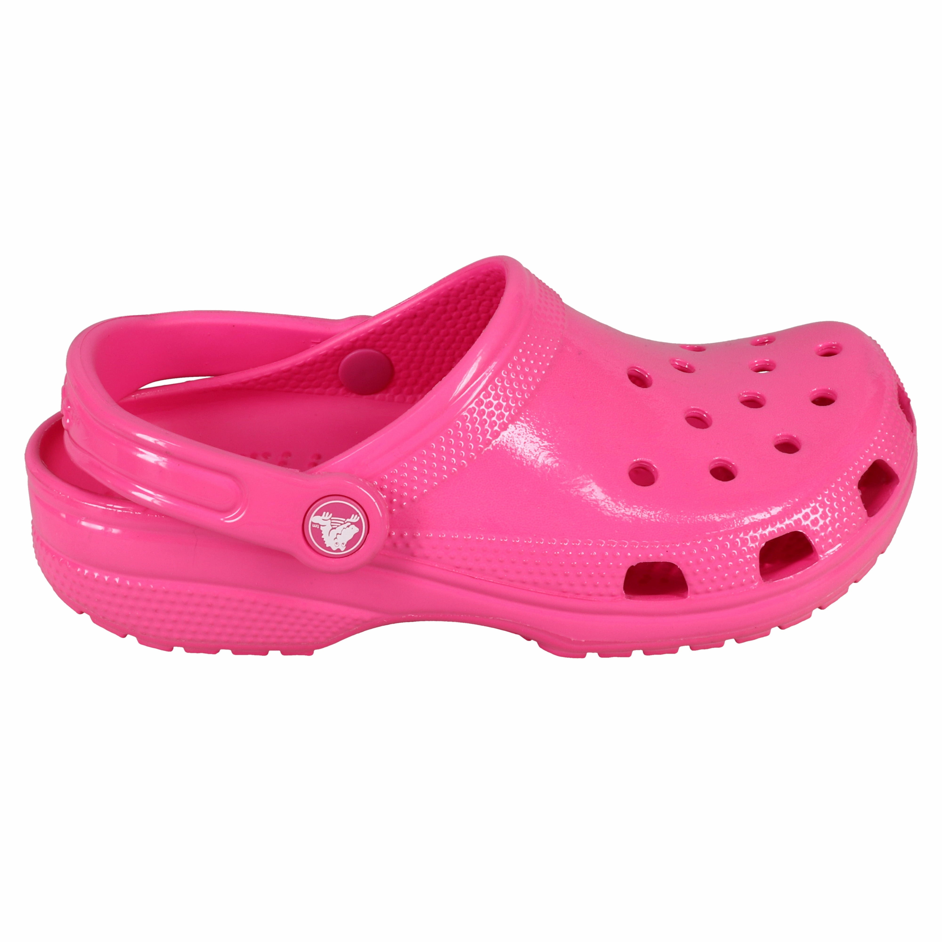 Women's Neon Highlighter Clog Crocs slip-on shoes for casual use