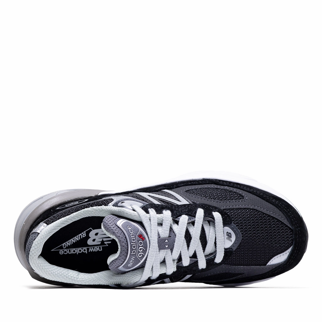 Women's New Balance Made in USA 990v6 - Black New Balance versatile casual sneakers