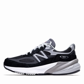 Women's New Balance Made in USA 990v6 - Black New Balance casual trainers with arch support