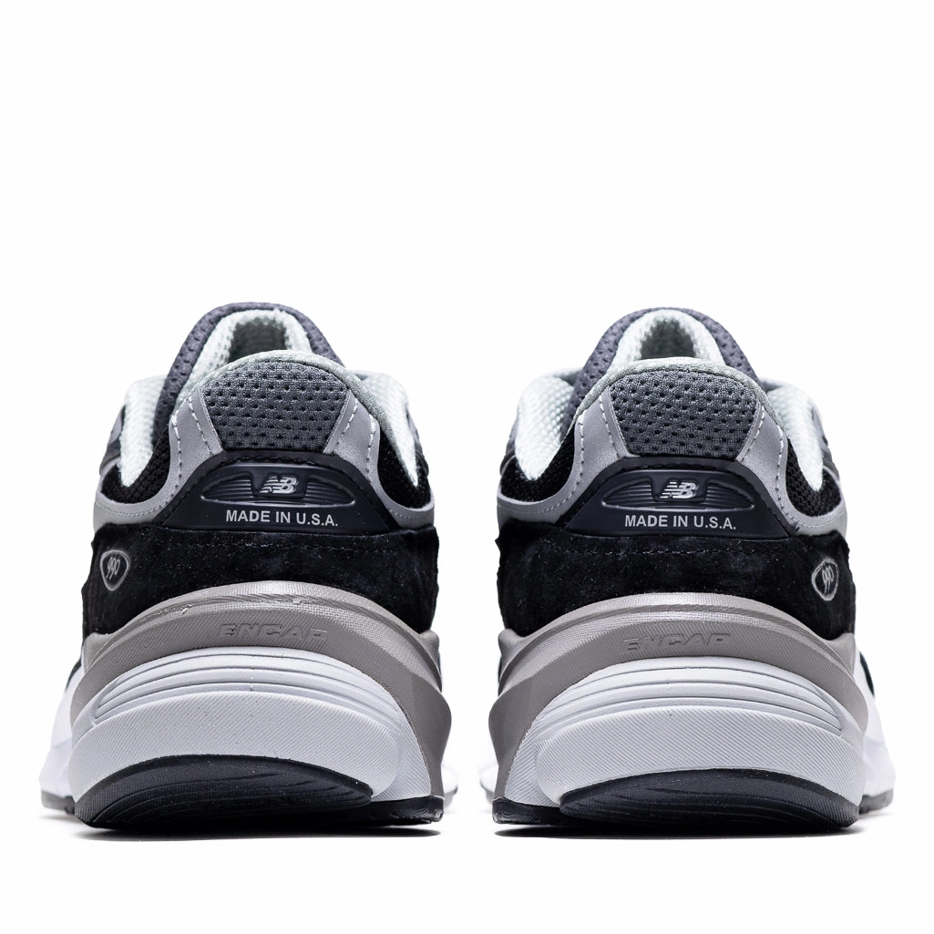 Women's New Balance Made in USA 990v6 - Black New Balance versatile casual sneakers